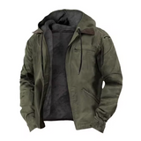 Men's Hooded Jacket | Fleece-Lined & Warm for Winter