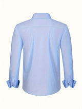 Men's Slim Fit Shirt | Double Collar with Contrast Cuffs