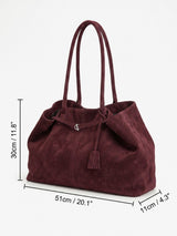 Women's Tote Bag | Buckle Detail & Wide Opening 7