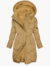 Women's Quilted Hooded Coat | Warm & Windproof 3