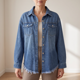 Women's Jacket | Oversized Fit & Snap-Front Closure 1