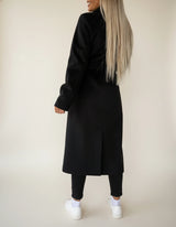 Women's Belted Midi Overcoat | Double-Breasted & Warm 4