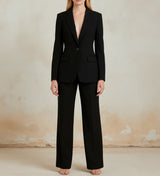 Women's Wide-Leg Pant Suit | Tailored Blazer Set