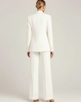 Women's Wide-Leg Pant Suit | Tailored Blazer Set