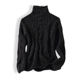 Women's Cable Knit Turtleneck Sweater | Cozy & Loose Fit 4